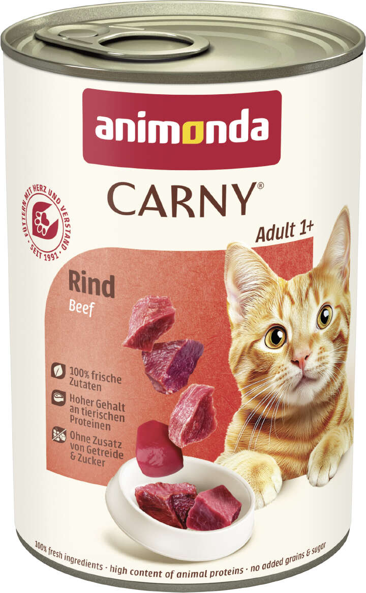 animonda Katzen-Nassfutter Carny Adult Rind pur